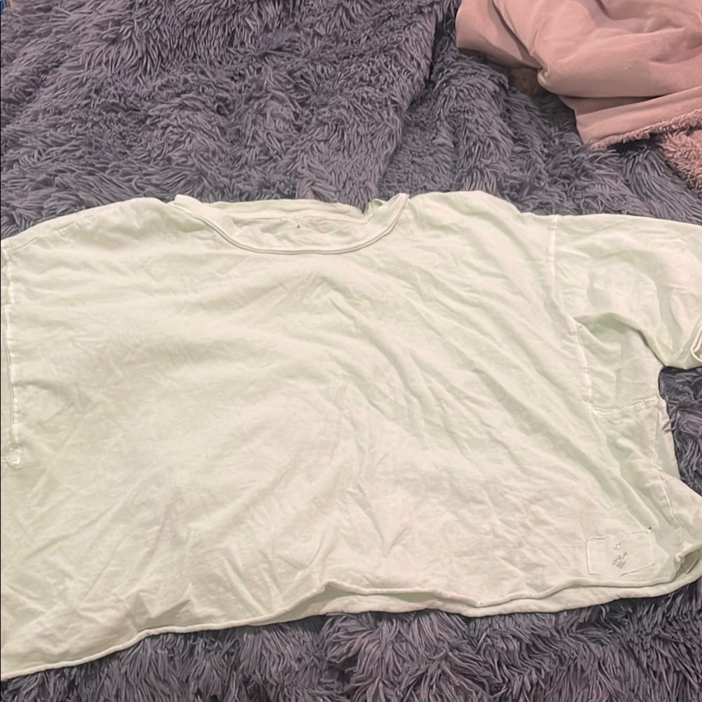 Free people movement inspire tee in light green